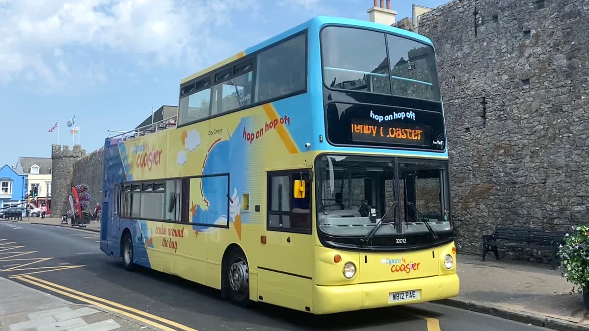 open top bus tours tenby